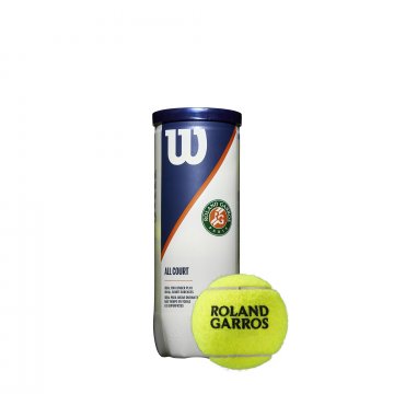 Wilson Roland Garros All Court Tennisbälle, 3er Dose, gelb
