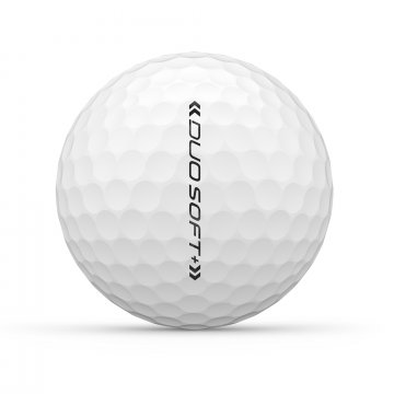 Wilson Staff DUO Soft+ Golfbälle, 12er Box, weiß