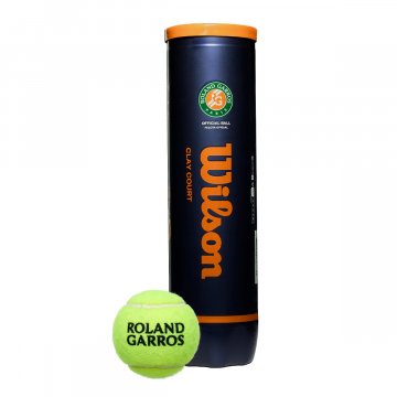 Wilson Roland Garros Official Tennisbälle, 4er Dose, gelb