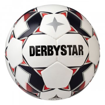 Derbystar Brillant TT AG Fußball, weiß/rot