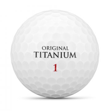 Wilson Titanium Distance Golfbälle, 36er Box, weiß