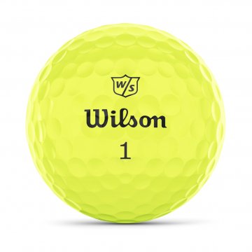 Wilson Staff Triad Golfbälle, 12er Box, gelb