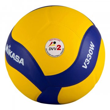 Mikasa V330W Volleyball, gelb/blau