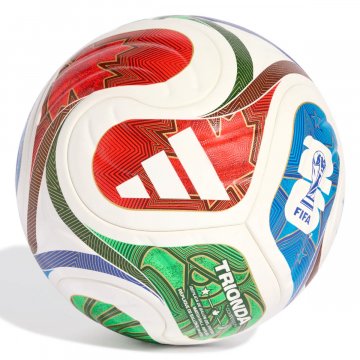adidas WM26 Trionda Competition Fußball, weiß/blau/rot/grün
