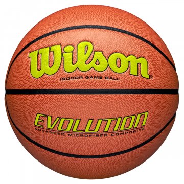 Wilson Evolution Game Basketball, orange/gelb