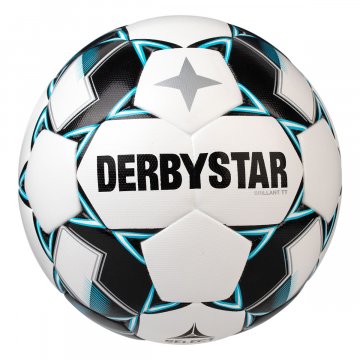 Derbystar Brillant TT DB Fußball, weiß/blau/schwarz