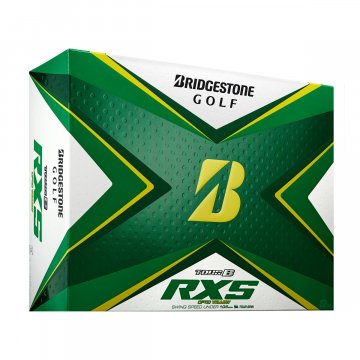 Bridgestone 2020 Tour B RXS Golfbälle, 12er Box, gelb