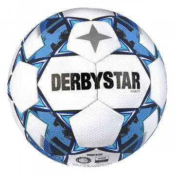 Derbystar Apus TT v23 Fußball, weiß/blau