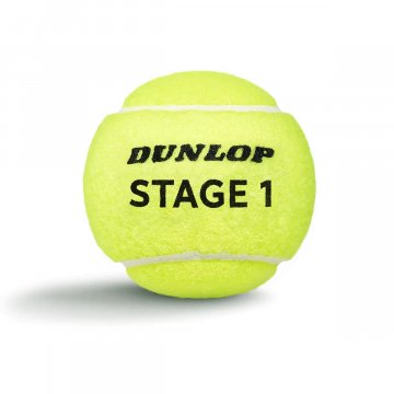 Dunlop Stage 1 Green Tennisbälle, 3er Dose, gelb