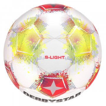 Derbystar Bundesliga Club S-Light v25 Fußball, weiß/rot/gelb