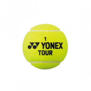 YONEX Tour Tennisbälle, 4er Dose, gelb