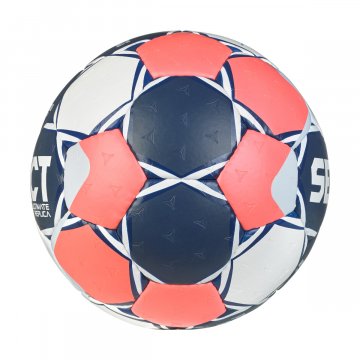 Select Ultimate Replica EHF EURO MEN v26 Handball, blau/rot