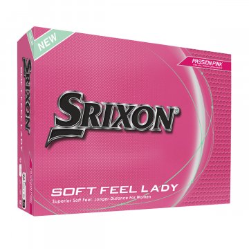 Srixon Soft Feel Lady Golfbälle, 12er Box, pink