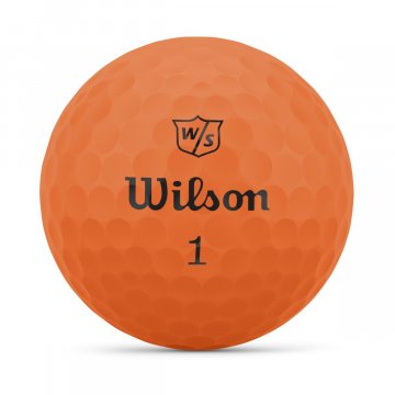Wilson Staff DUO SOFT 2.S Golfbälle, 12er Box, orange