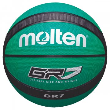 Molten BGR Basketball, grün/schwarz
