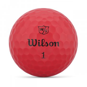 Wilson Staff DUO SOFT 2.S Golfbälle, 12er Box, rot