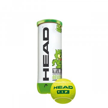 HEAD TIP Green Stage 1 Tennisbälle, 3er Dose, gelb