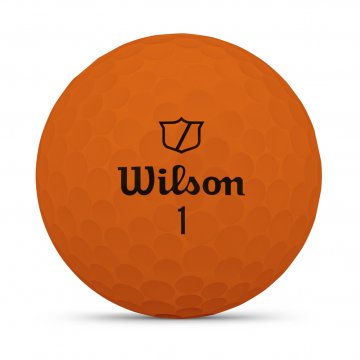 Wilson DUO Soft Golfbälle, 12er Box, orange