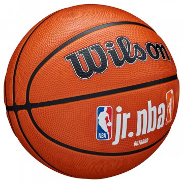 Wilson Jr. NBA Fam Logo Authentic Outdoor Basketball, braun