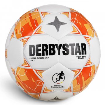 Derbystar Futsal-Bundesliga Club TT v26 Futsalball, weiß/orange