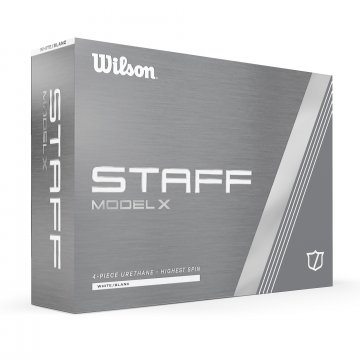 Wilson Staff Model X Golfbälle, 12er Box, weiß