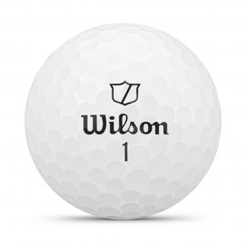Wilson DUO Soft Golfbälle, 12er Box, weiß