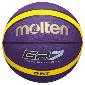 Molten BGR Basketball, violett/gelb