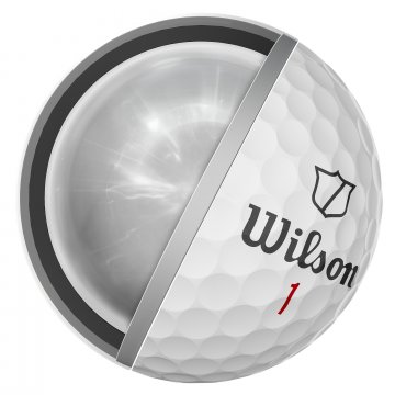 Wilson Staff Model X Golfbälle, 12er Box, weiß