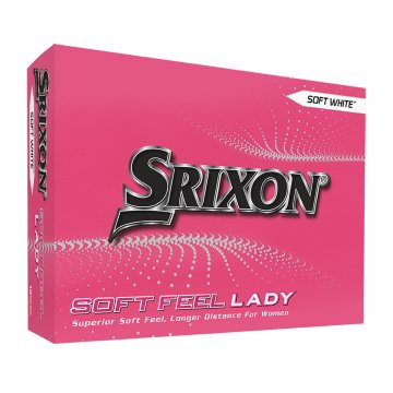 Srixon Soft Feel Lady Golfbälle, 12er Box, weiß
