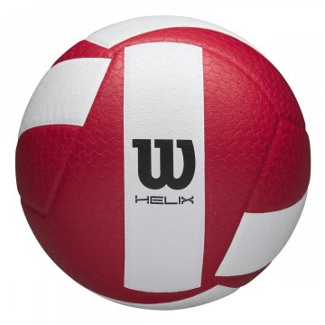 Wilson Helix Game Volleyball, rot/weiß
