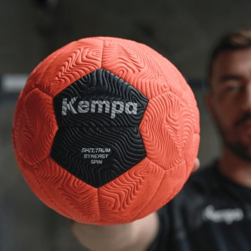 Kempa Spectrum Synergy Spin Handball, fluorot/schwarz