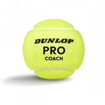 Dunlop PRO Coach Tennisbälle, 4er Dose, gelb