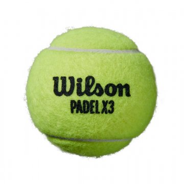 Wilson Padel X3 Speed Padelbälle, 3er Dose, gelb