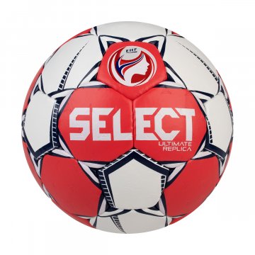Select Ultimate Replica EHF EURO Handball, rot/weiß