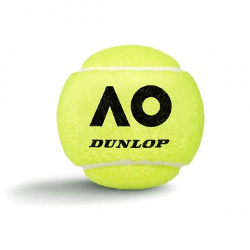 Dunlop Australian Open Tennisbälle, 4er Dose, gelb