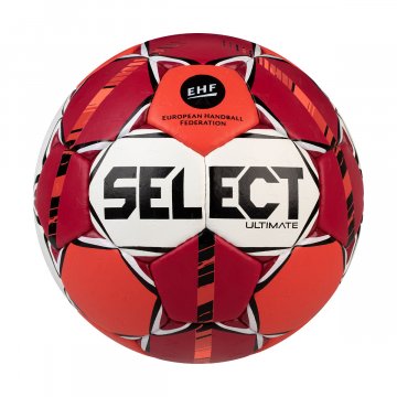 Select Ultimate Handball, rot/orange/weiß