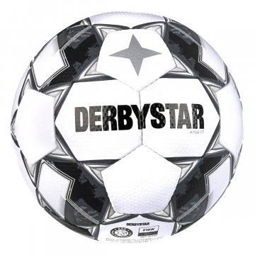 Derbystar Apus TT v23 Fußball, weiß/schwarz