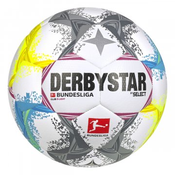 Derbystar Bundesliga Club S-Light v22 Fußball, weiß/bunt