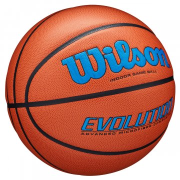 Wilson Evolution Game Basketball, orange/blau