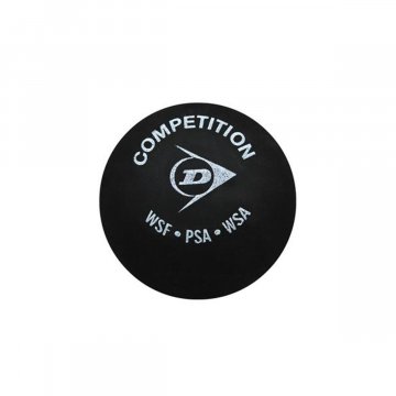 Dunlop Competition Squashball, schwarz