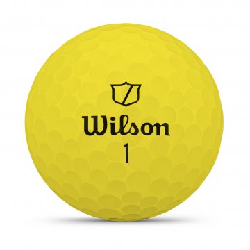 Wilson DUO Soft Golfbälle, 12er Box, gelb