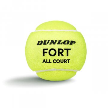 Dunlop Fort All Court TS Tennisbälle, 4er Dose, gelb