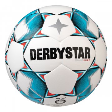Derbystar Brillant S-Light DB Fußball, weiß/blau/schwarz