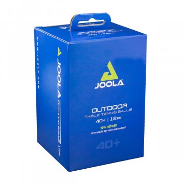 Joola Outdoor 40+ Tischtennisbälle, 12er Pack, weiß