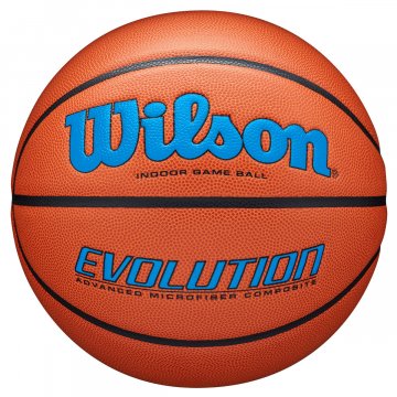 Wilson Evolution Game Basketball, orange/blau