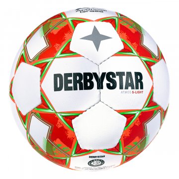 Derbystar Atmos S-Light AG v23 Fußball, orange/rot