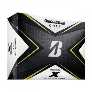 Bridgestone 2020 Tour B X Golfbälle, 12er Box, weiß