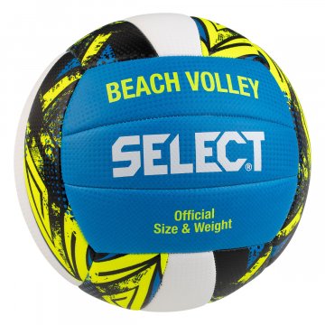 Select Beachvolleyball, blau/gelb/weiß