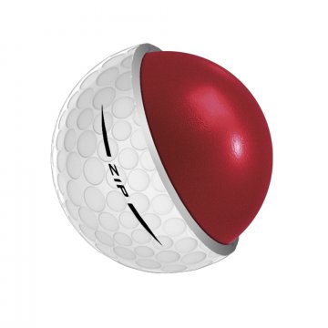 Wilson Staff ZIP Golfbälle, 24er Pack, weiß