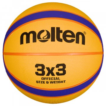 Molten B33T2000 3x3 Basketball, gelb/blau/orange